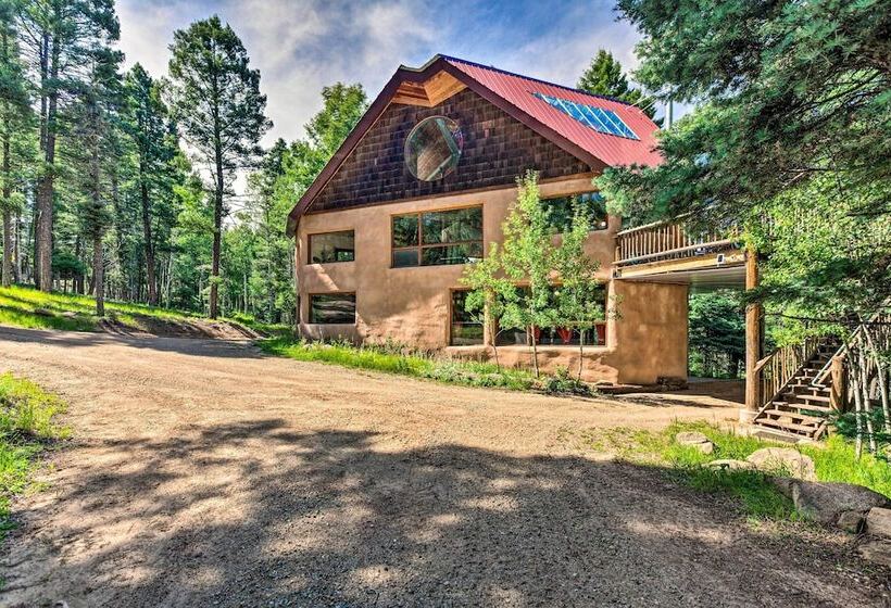 Angel Fire Cabin W/ Deck ~ 2 Mi To Ski & Hiking!