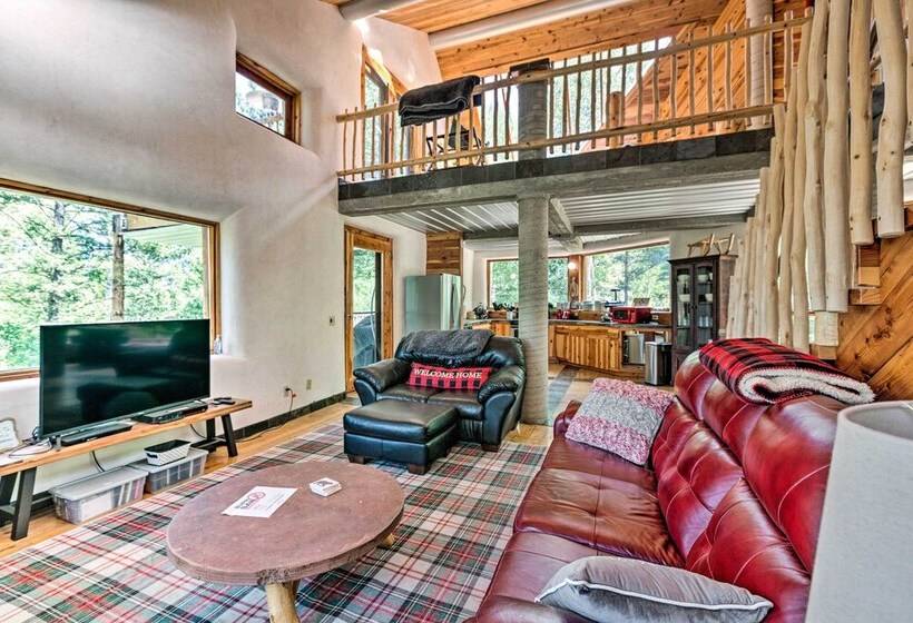 Angel Fire Cabin W/ Deck ~ 2 Mi To Ski & Hiking!