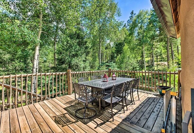 Angel Fire Cabin W/ Deck ~ 2 Mi To Ski & Hiking!