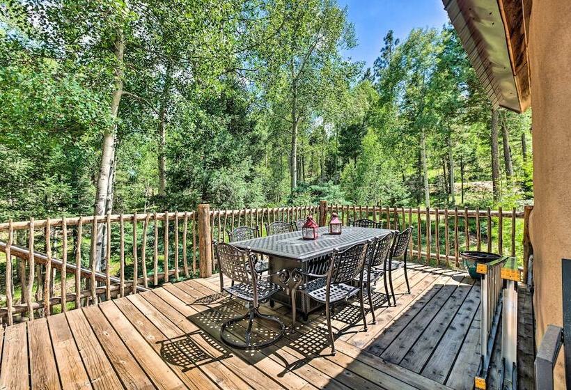 Angel Fire Cabin W/ Deck ~ 2 Mi To Ski & Hiking!