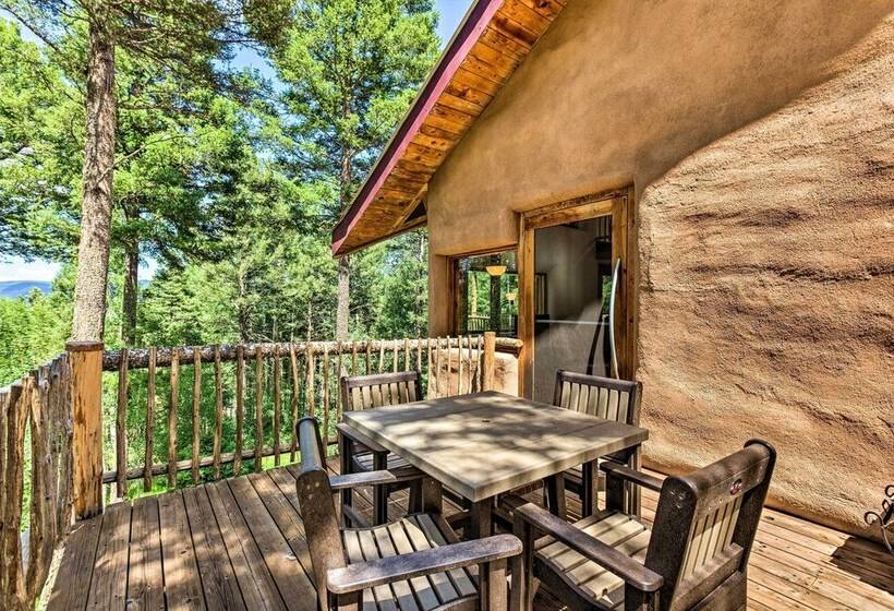Angel Fire Cabin W/ Deck ~ 2 Mi To Ski & Hiking!