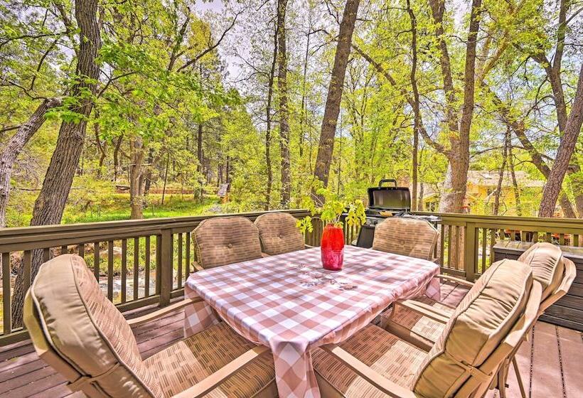 Creekside Payson Cabin W/ Deck   Near Hiking!