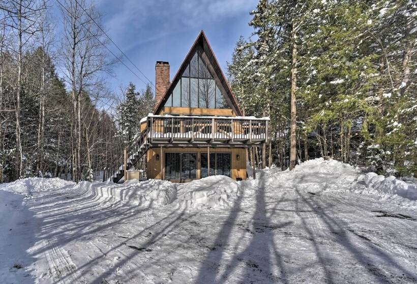 Cozy A Frame Cabin W/ Pool Table: 8 Mi To Mt Snow!