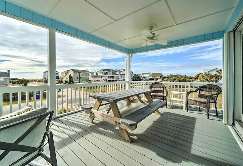 Oceanside Oak Island Getaway: For Families & Pets!