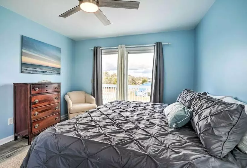 Oceanside Oak Island Getaway: For Families & Pets!