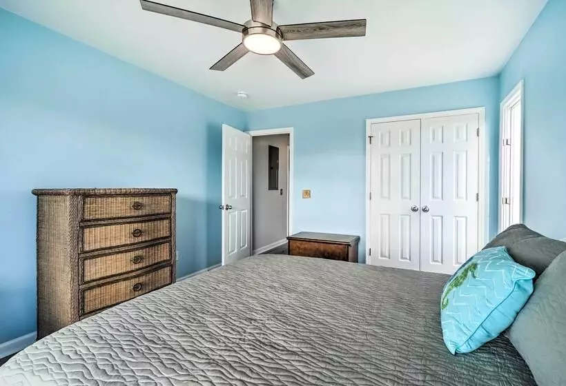 Oceanside Oak Island Getaway: For Families & Pets!