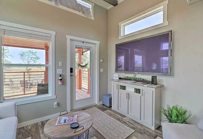 Modern Sunset Cabin W/ Wood Fire Pit!