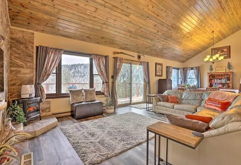 Private Sauna & Mtn Views: Idaho Springs Gem