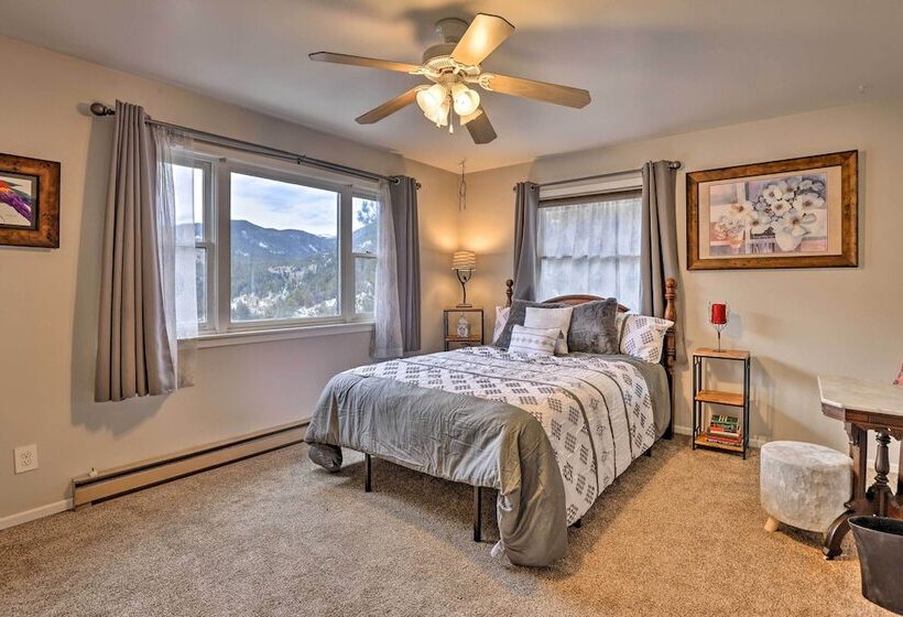 Private Sauna & Mtn Views: Idaho Springs Gem