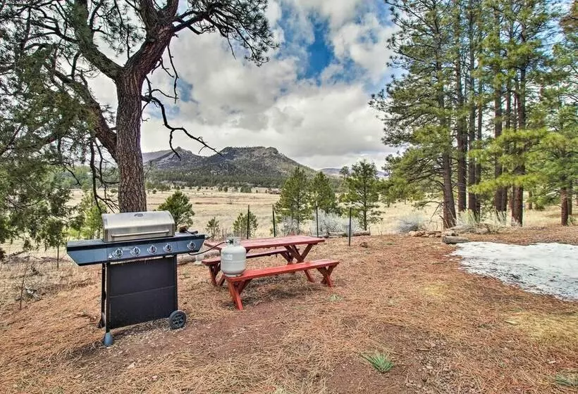 Peaceful Nutrioso Cabin Retreat W/ Mountain Views!