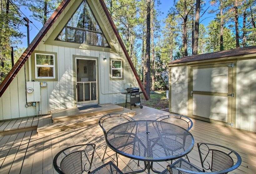A Frame Cabin W/ Deck & Grill In Pinetop!