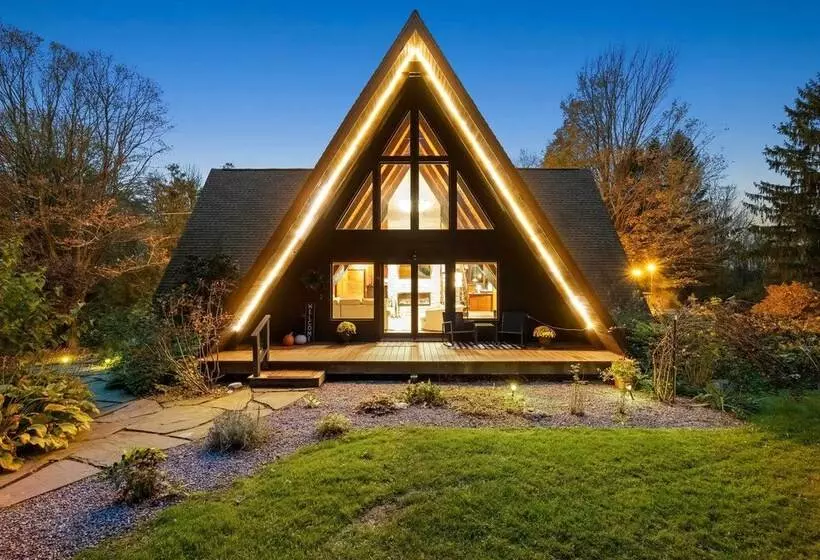 Rustic Lafayette A Frame Cabin W/ Game Room!