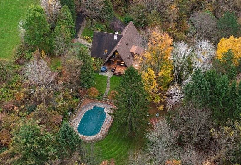 Rustic Lafayette A Frame Cabin W/ Game Room!