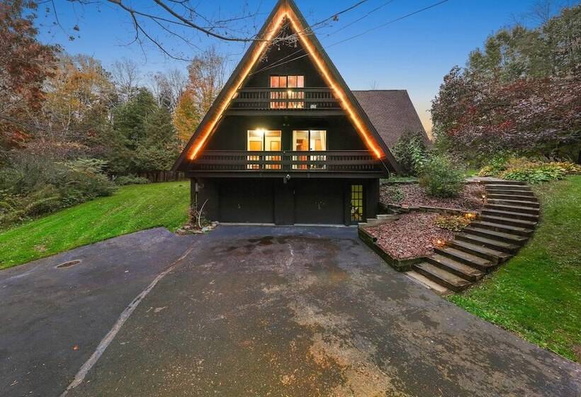 Rustic Lafayette A Frame Cabin W/ Game Room!