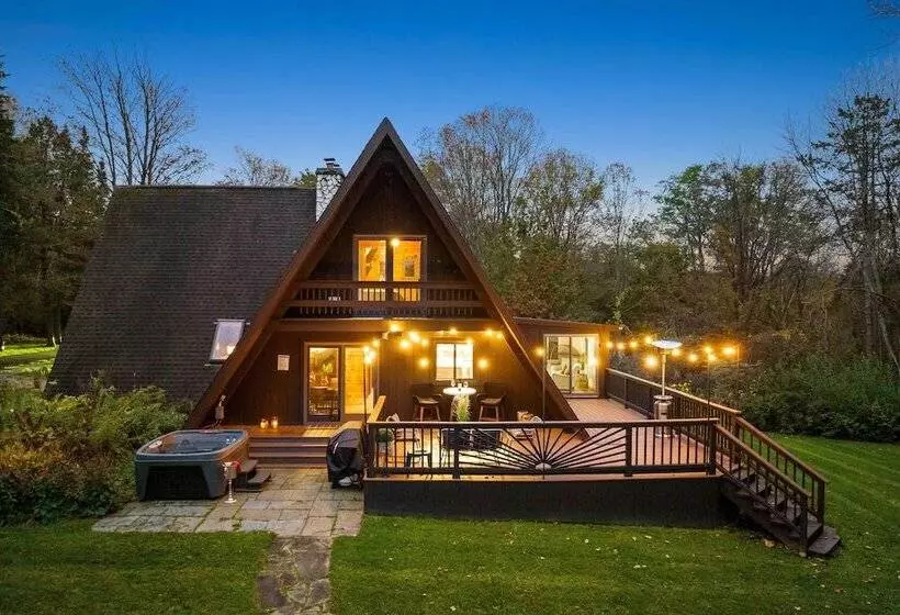 Rustic Lafayette A Frame Cabin W/ Game Room!