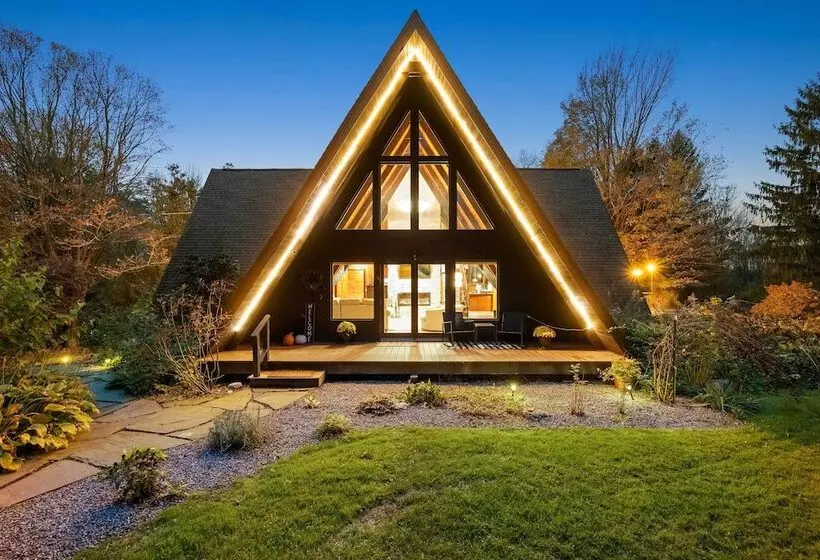 Rustic Lafayette A Frame Cabin W/ Game Room!