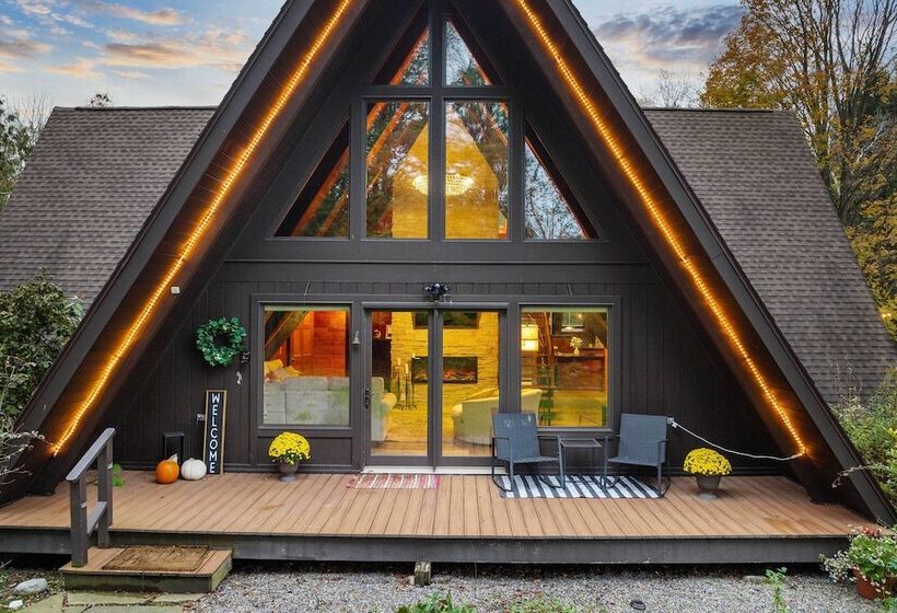 Rustic Lafayette A Frame Cabin W/ Game Room!