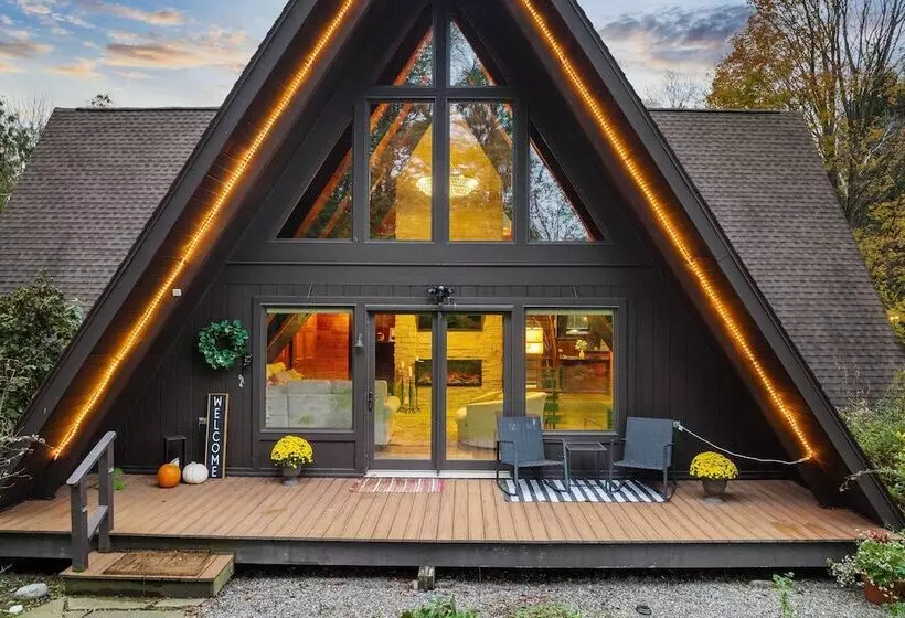 Rustic Lafayette A Frame Cabin W/ Game Room!