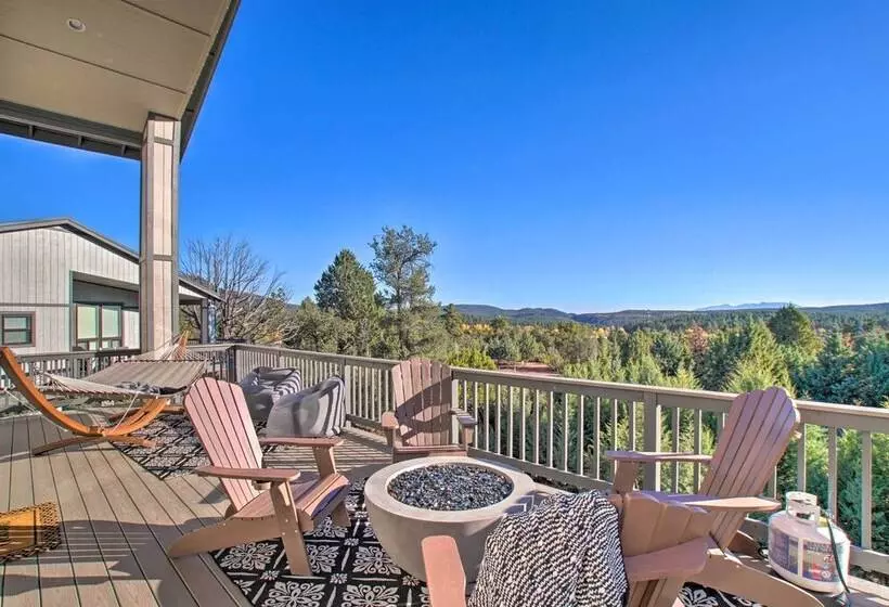 Views & Hot Tub:  Pineberry Modern  Luxury Home