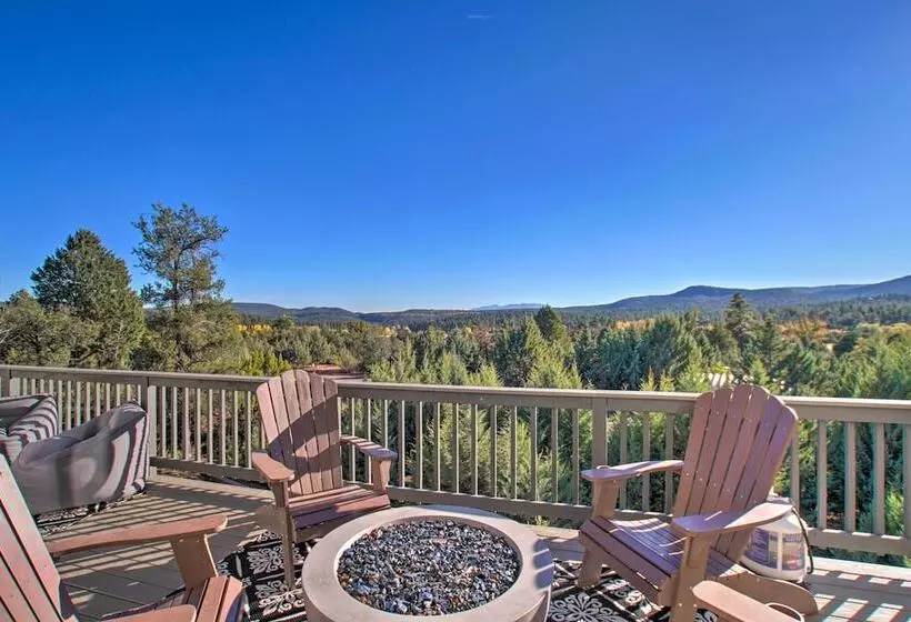 Views & Hot Tub:  Pineberry Modern  Luxury Home