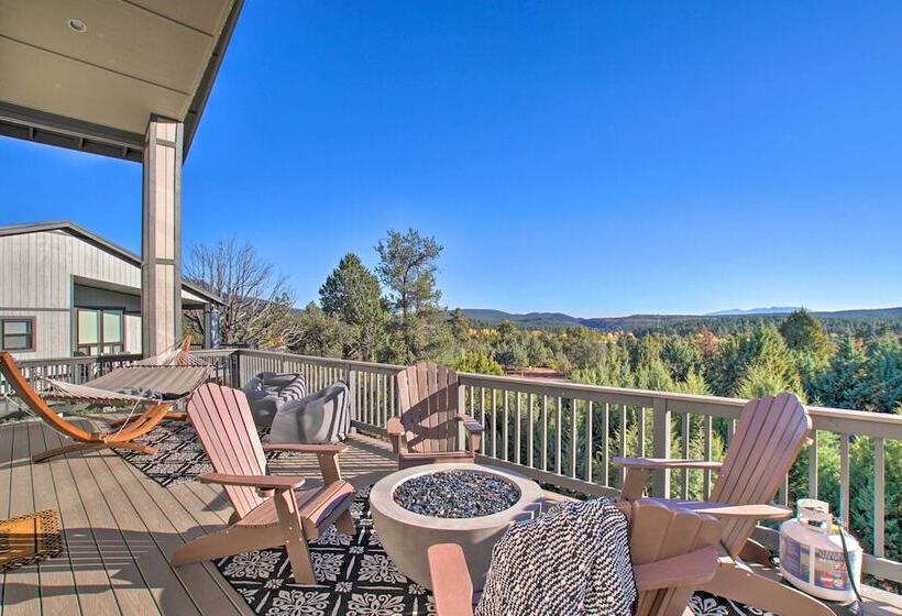 Views & Hot Tub:  Pineberry Modern  Luxury Home