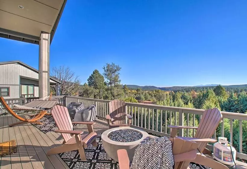 Views & Hot Tub:  Pineberry Modern  Luxury Home