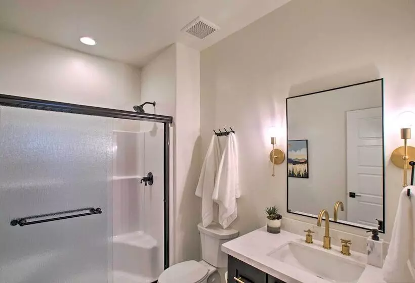 Views & Hot Tub:  Pineberry Modern  Luxury Home