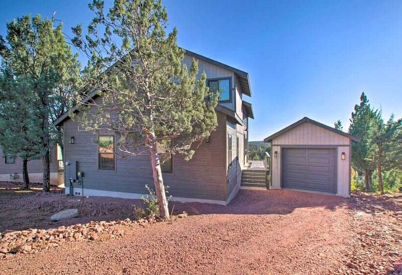 Views & Hot Tub:  Pineberry Modern  Luxury Home