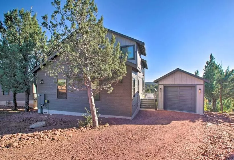 Views & Hot Tub:  Pineberry Modern  Luxury Home