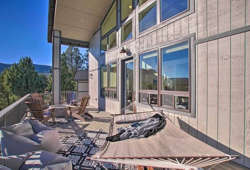 Views & Hot Tub:  Pineberry Modern  Luxury Home