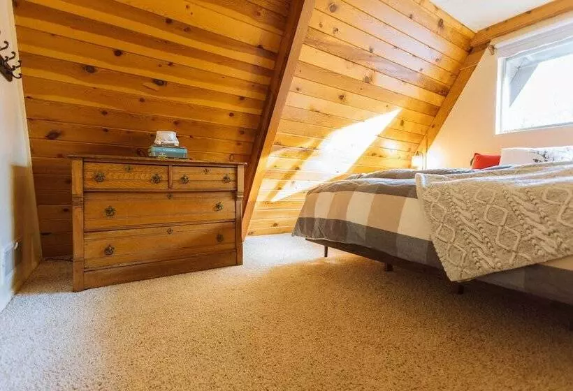 Furnished Deck + Fire Pit: Happy Jack Cabin