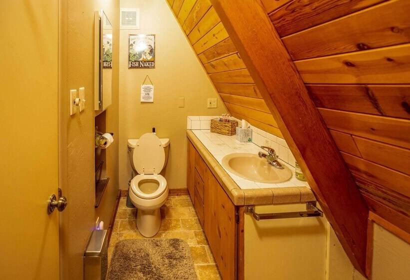 Furnished Deck + Fire Pit: Happy Jack Cabin