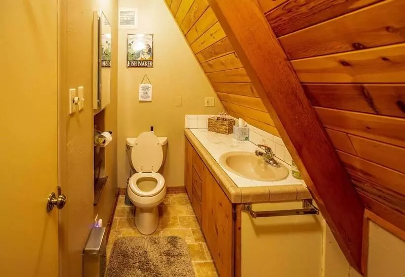 Furnished Deck + Fire Pit: Happy Jack Cabin