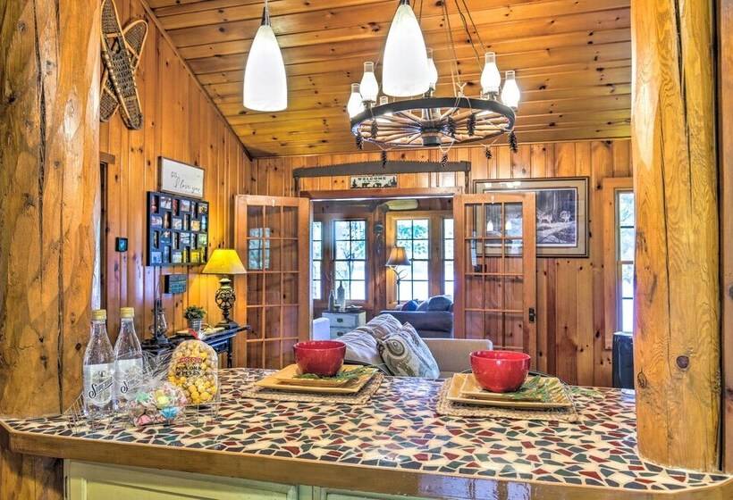 Lakefront Cabin W/ Private Dock & Fire Pit!