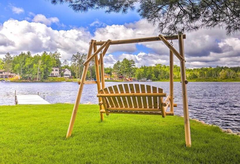 Lakefront Cabin W/ Private Dock & Fire Pit!