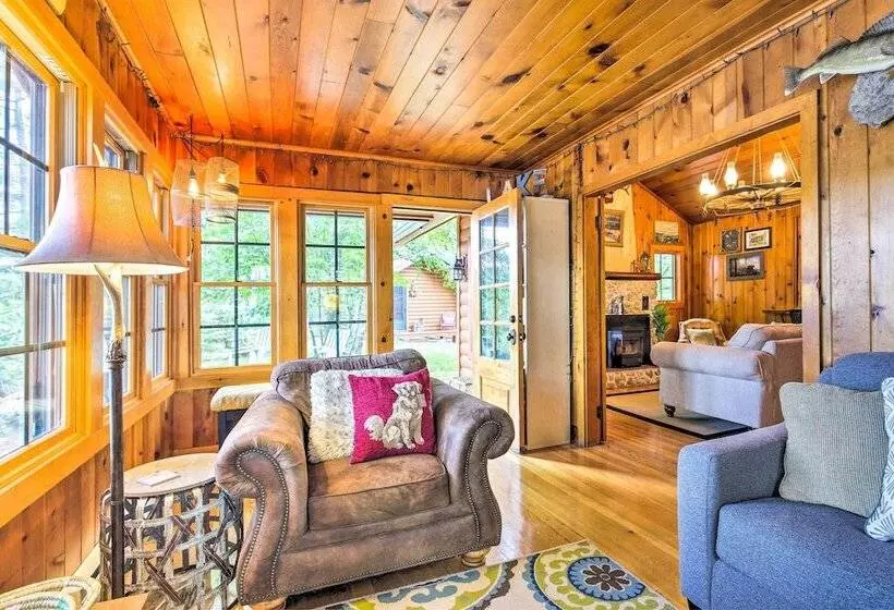Lakefront Cabin W/ Private Dock & Fire Pit!