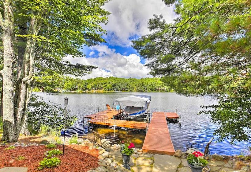 Lakefront Cabin W/ Private Dock & Fire Pit!
