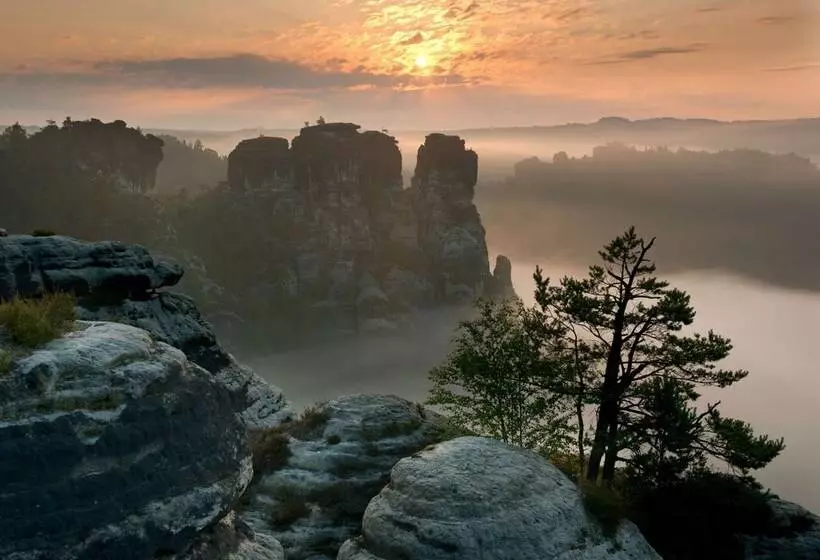 Logis Hotel Quartier 5, Sächsische Schweiz, Mit Restaurant, Café & Bar