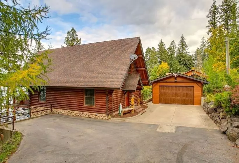 Rustic Gotham Bay Cabin On Lake Coeur D Alene