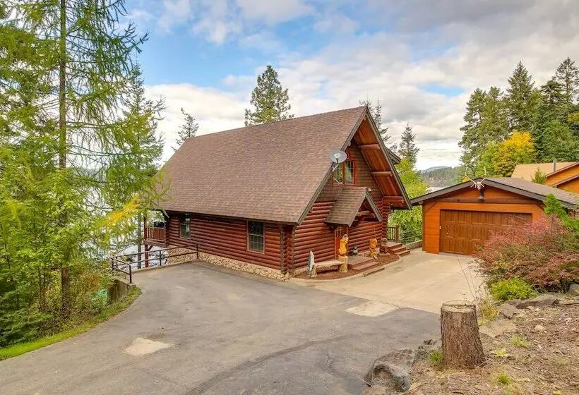 Rustic Gotham Bay Cabin On Lake Coeur D Alene