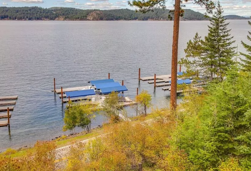 Rustic Gotham Bay Cabin On Lake Coeur D Alene