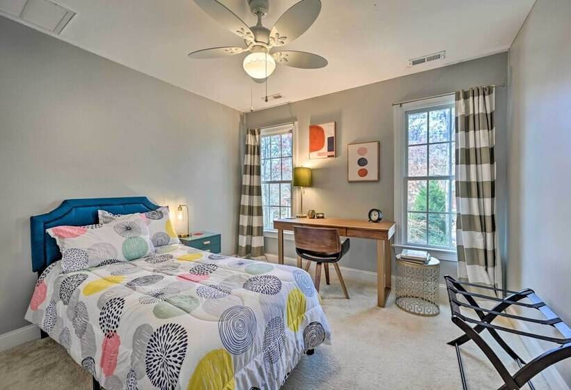 Tranquil Greensboro Home W/ Fire Pit!