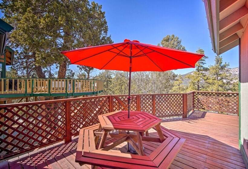 5 Mi To Snow Summit: Cabin W/ Deck & Fireplace