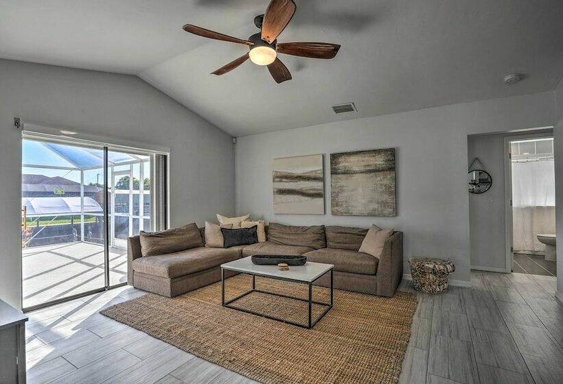 Game Room, Lanai & Pool: Breezy Cape Coral House!