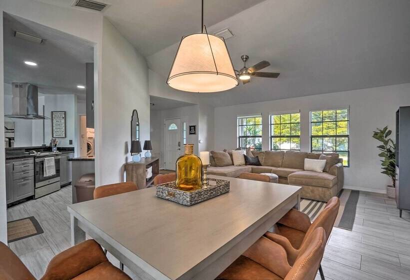 Game Room, Lanai & Pool: Breezy Cape Coral House!