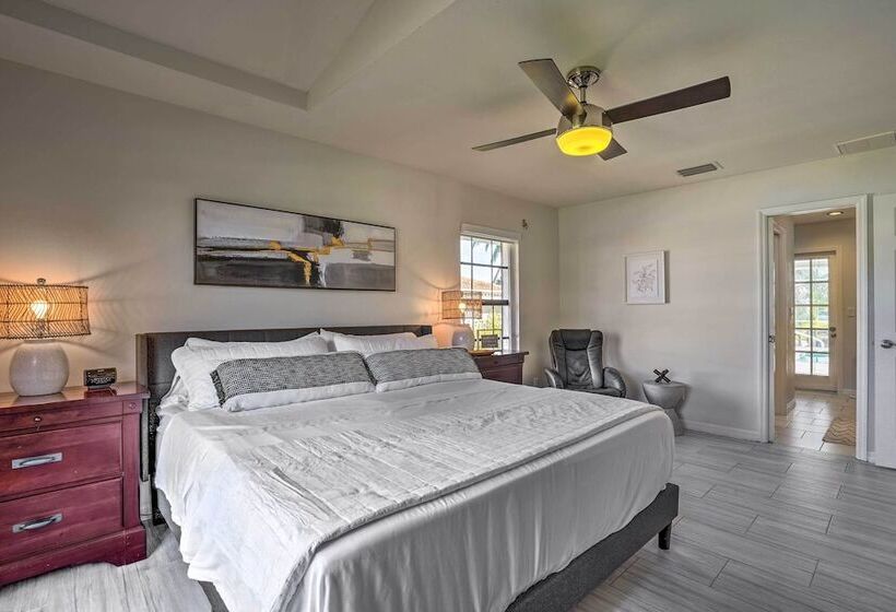 Game Room, Lanai & Pool: Breezy Cape Coral House!