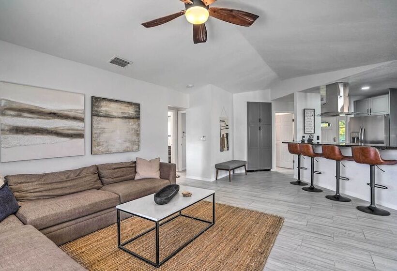 Game Room, Lanai & Pool: Breezy Cape Coral House!