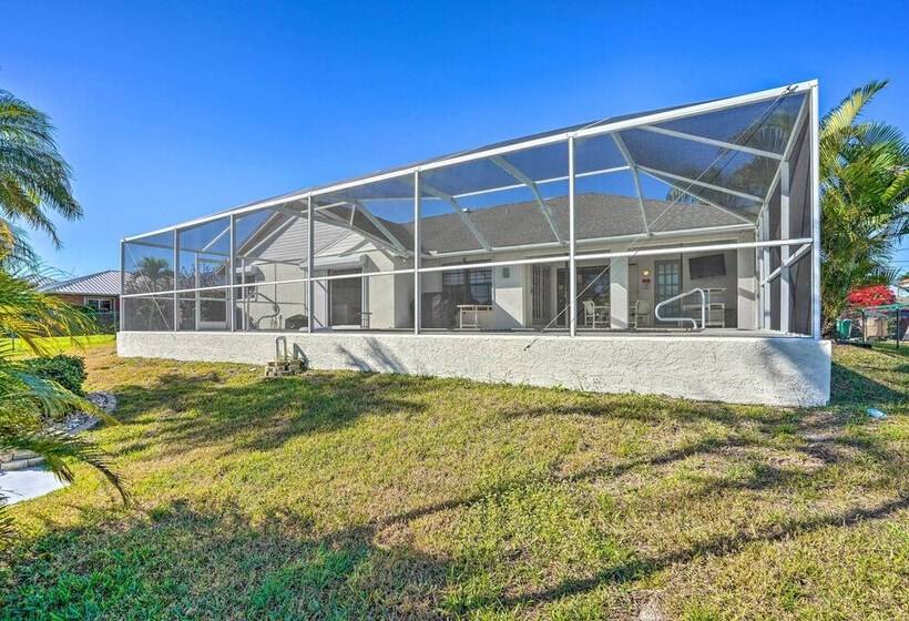 Game Room, Lanai & Pool: Breezy Cape Coral House!