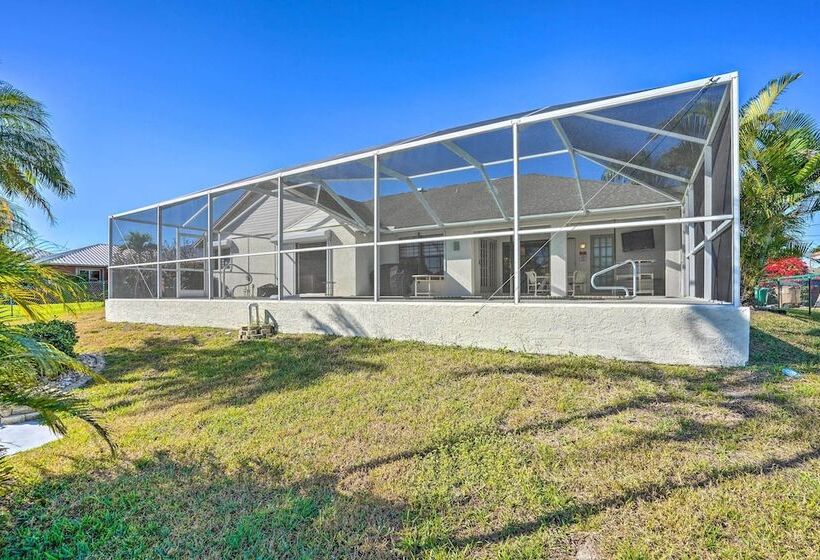 Game Room, Lanai & Pool: Breezy Cape Coral House!
