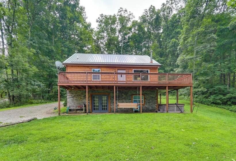 Rustic Cabin W/ Hot Tub 7 Miles To Hocking Hills